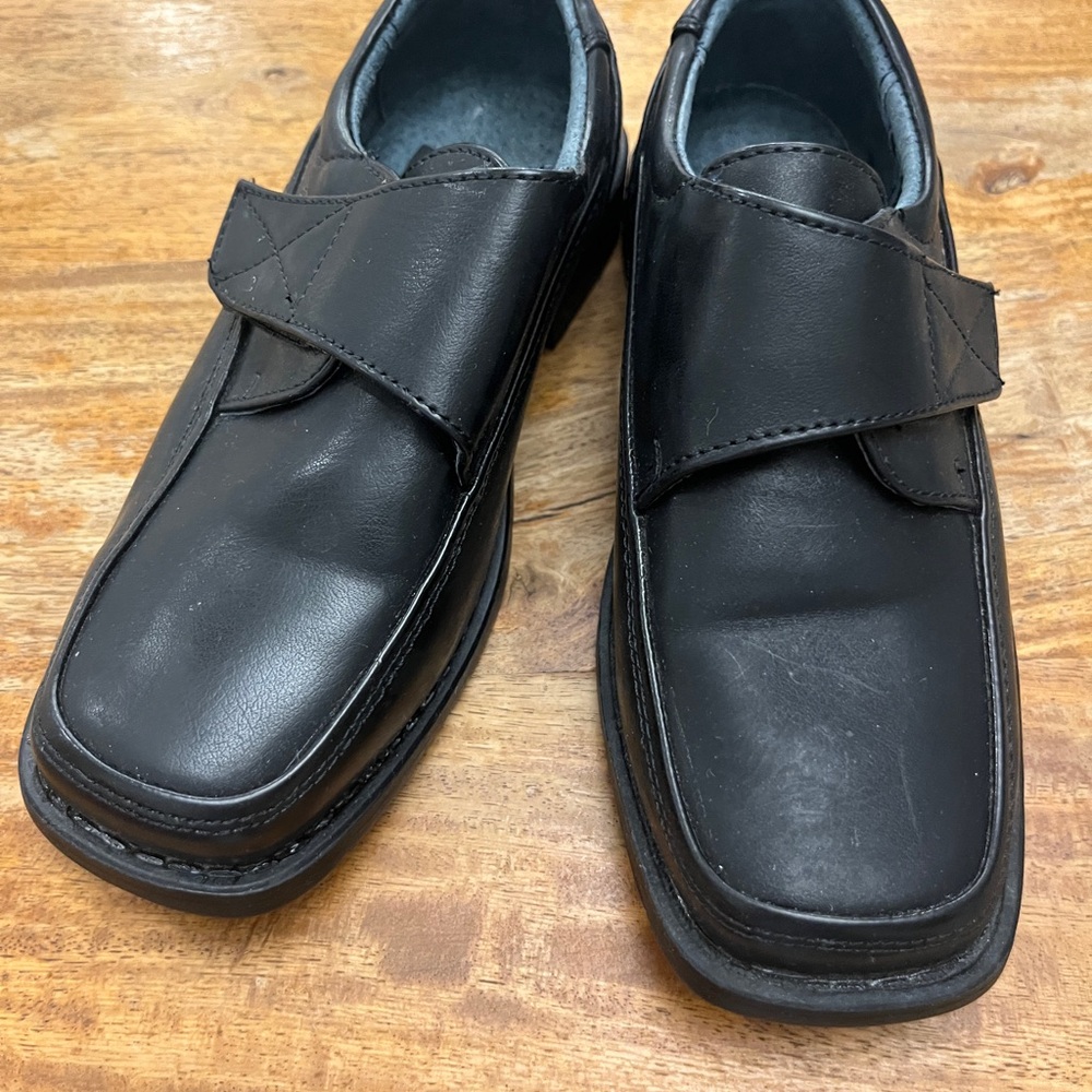Kid’s Black Leather Shoes